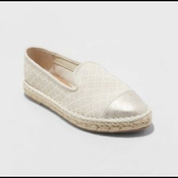 Universal Thread Shoes - NWT Carly Espadrille Flat Cream